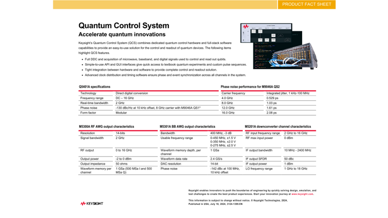 Quantum Control System